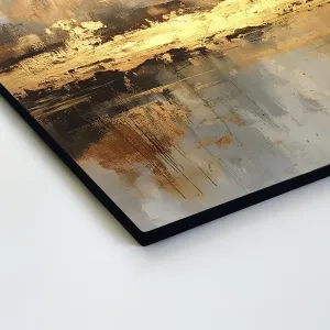 Luxusný abstraktný obraz - Zlatý dotyk