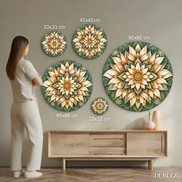 Kvetinová mandala - Srdce džungle