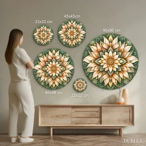 Kvetinová mandala - Srdce džungle