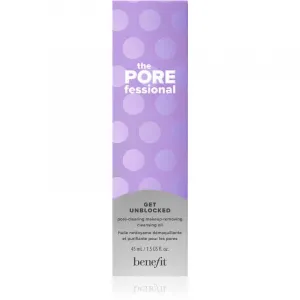 Benefit The POREfessional Get Unblocked Mini čistiaci a odličovací olej pre vyhladenie pleti a minimalizáciu pórov 45 ml