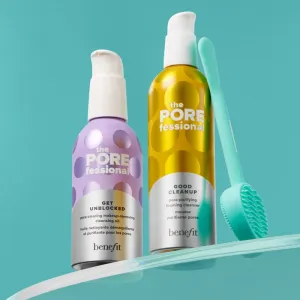 Benefit The POREfessional Get Unblocked Mini čistiaci a odličovací olej pre vyhladenie pleti a minimalizáciu pórov 45 ml