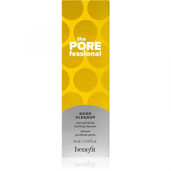 Benefit The POREfessional Good Cleanup Mini jemná čistiaca pena pre stiahnutie pórov a matný vzhľad pleti 45 ml