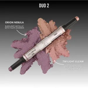 Danessa Myricks Beauty Colorfix Stix multifunkčné líčidlo na oči, pery a tvár odtieň Duo 2 Orion Nebula/Twilight Gleam 2x3 g