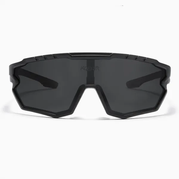 KDEAM Warren 01 cyklistické okuliare, Black / Black