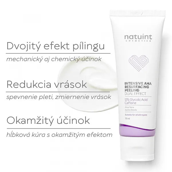 Natuint cosmetics - Hĺbkový píling s dvojitým účinkom