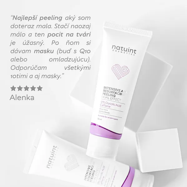Natuint cosmetics - Hĺbkový píling s dvojitým účinkom