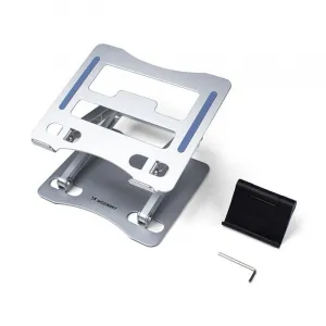 MG Laptop Stand V1 stojan na notebook + stojan na mobil, strieborný (WRS-CPY75DSS)
