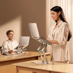 MG Laptop Stand V1 stojan na notebook + stojan na mobil, strieborný (WRS-CPY75DSS)
