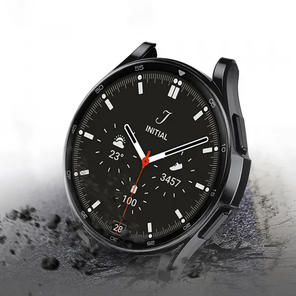 Tech-Protect Defense puzdro na Samsung Galaxy Watch 6 Classic 47mm, priesvitné