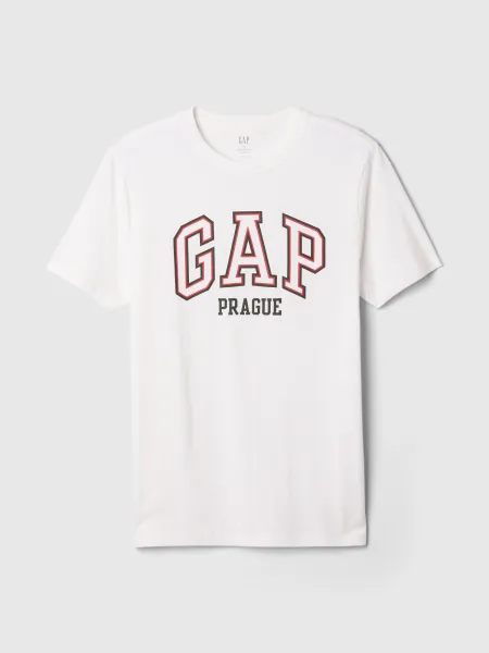 GAP  Pánske Tričko s logom  Prague 646667-01 Veľkosť: M
