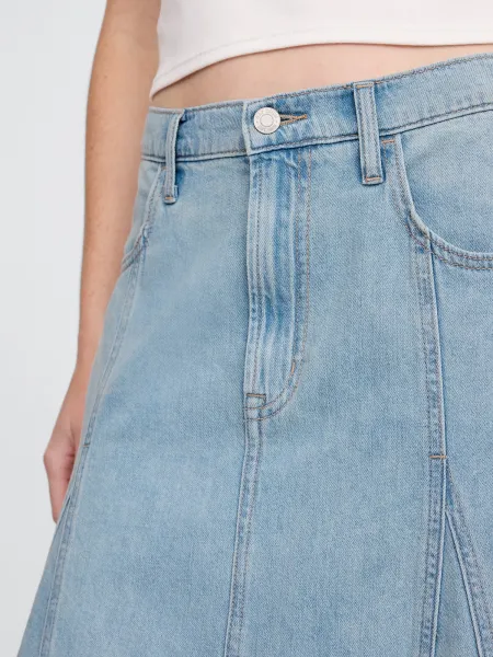GAP  Dámska džínsová maxi sukne UltraSoft 744427-00 Veľkosť: 27