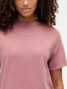 GAP V-FRCH LOGO TEE DRESS Dámske šaty, ružová, veľkosť