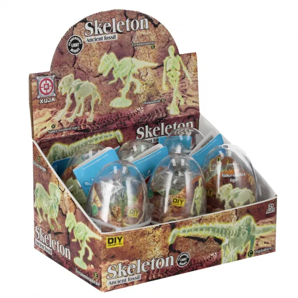 CreativeToys Kostra dinosaura vo vajíčku