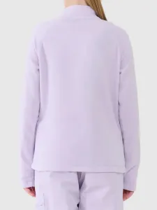 Dievčenská lyžiarska flisová mikina 4F JUNIOR FLEECE UNDERWEAR F060-4FJWAW25UFLEF060-51S-VIOLET