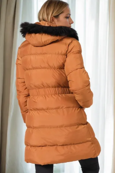 Z9764 DEWBERRY WOMEN'S COAT-TAN