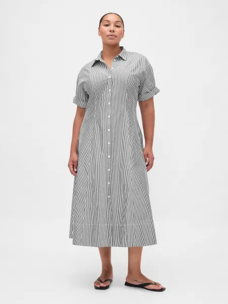 GAP  Dámske košeľové midi šaty 797875-00 Veľkosť: M