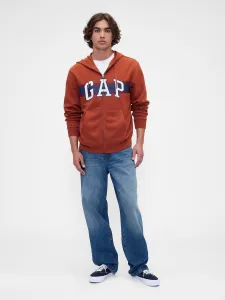 GAP  Pánska Mikina s logom na zips 795558-01 Veľkosť: M