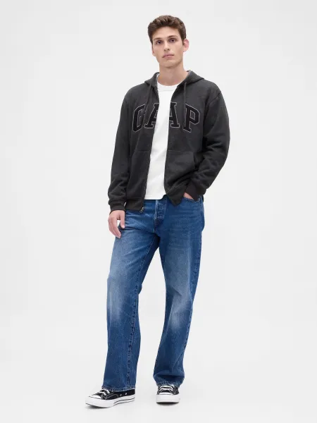 GAP  Pánska Mikina na zips s logom 851516-32 Veľkosť: M