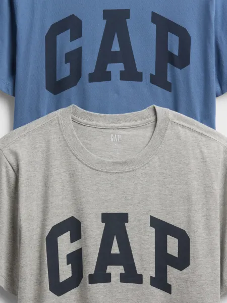 GAP  Pánské Tričko s logem Everyday Soft, 2 ks 885595-03 Veľkosť: M