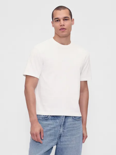 GAP  Pánské Crop tričko Heavyweight 813825-02 Veľkosť: M