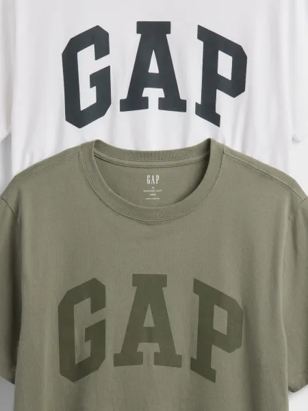 GAP  Pánské Tričko s logem Everyday Soft, 2 ks 885595-04 Veľkosť: M
