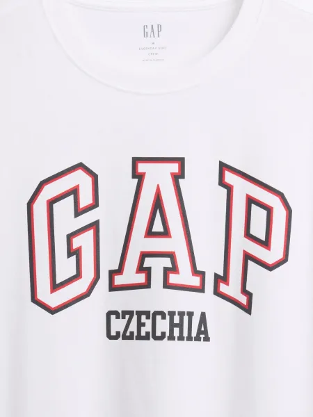 GAP  Pánske Tričko Everyday Sof Czechia 797710-01 Veľkosť: M
