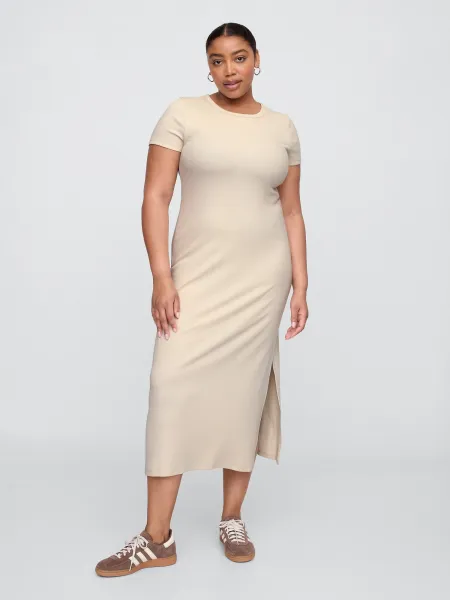 GAP Maxi Ribbed Dress - Ladies
