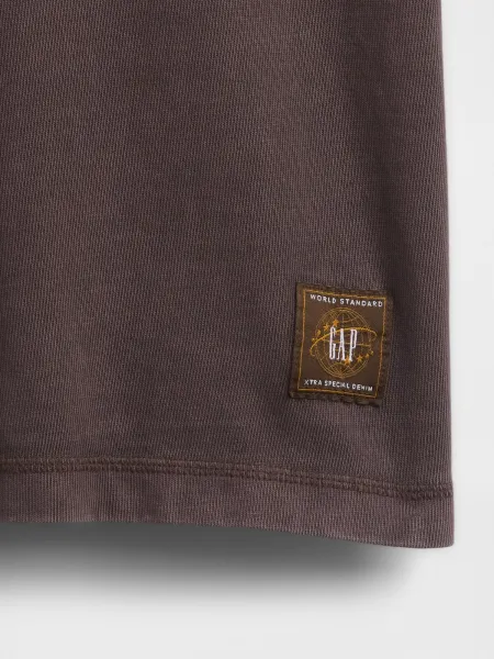 GAP  Pánské Crop tričko Heavyweight 813825-01 Veľkosť: M