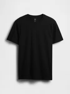 GAP V-FRCH MINI LOGO TEE Pánske tričko, čierna, veľkosť