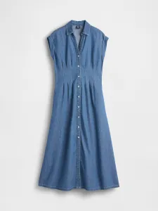 GAP Denim Midi Dress with Pockets - Ladies