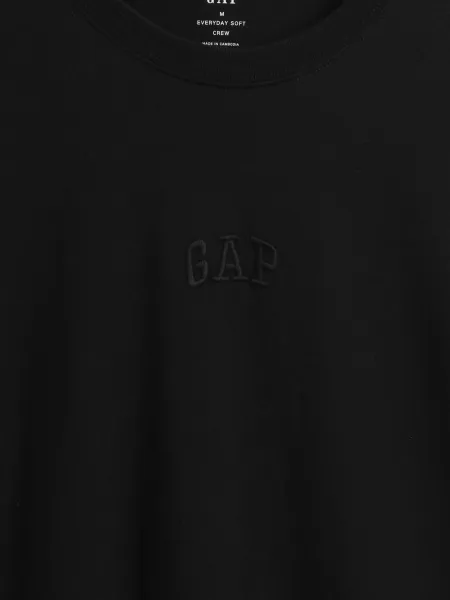 GAP V-FRCH MINI LOGO TEE Pánske tričko, čierna, veľkosť
