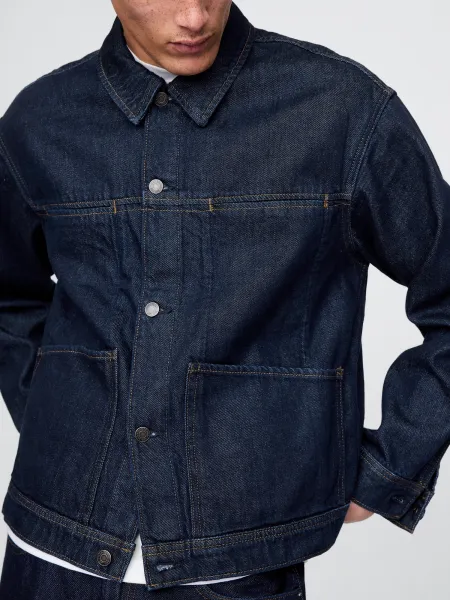 GAP  Pánská Džínová bunda UltraSoft Unisex 729293-01 Veľkosť: L