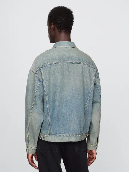 GAP  Pánská Oversize džínová bunda Icon Americana 734196-00 Veľkosť: M
