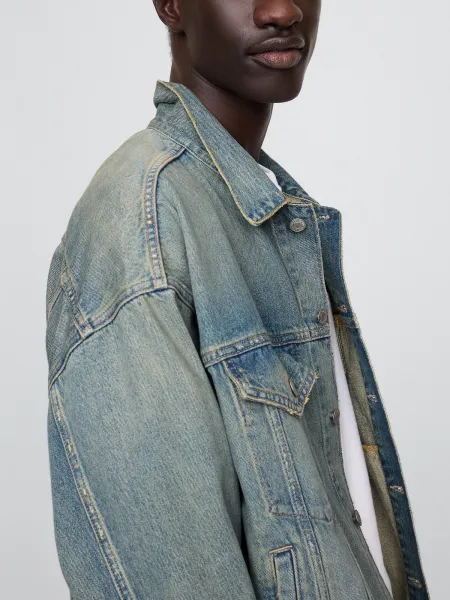 GAP  Pánská Oversize džínová bunda Icon Americana 734196-00 Veľkosť: M