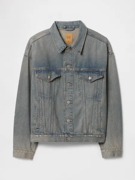 GAP  Pánská Oversize džínová bunda Icon Americana 734196-00 Veľkosť: M