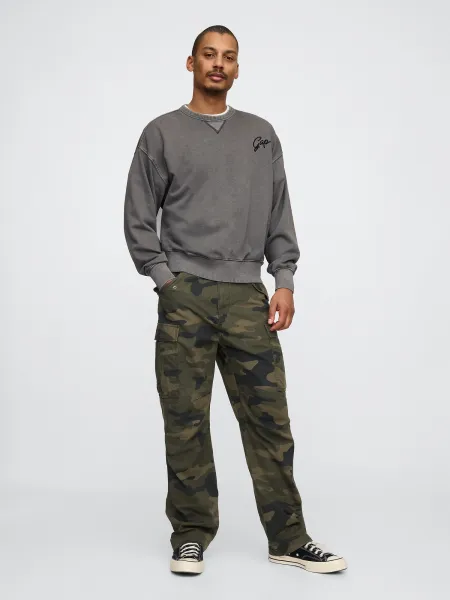 GAP  Pánská Oversize mikina s logem 730184-04 Veľkosť: S
