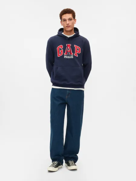 GAP  Pánská Mikina s logem Prague 646676-00 Veľkosť: M