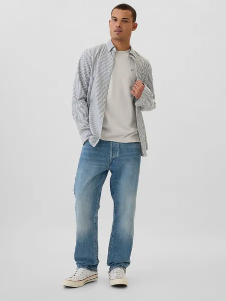 GAP  Pánské V-FRCH EVERYDAY SOFT MICRO LOGO CREW - 3 PACK 542268-00 Veľkosť: S