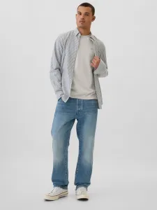 GAP  Pánské V-FRCH EVERYDAY SOFT MICRO LOGO CREW - 3 PACK 542268-00 Veľkosť: S