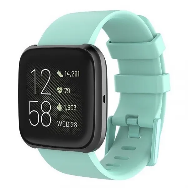 BStrap Silicone (Large) remienok na Fitbit Versa / Versa 2, light teal (SFI010C10)