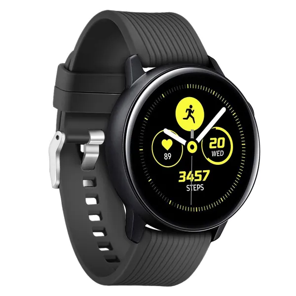 BStrap Silicone Line (Small) remienok na Garmin Vivoactive 5, black