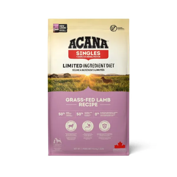 Acana Dog Grass-Fed Lamb Singles 2kg