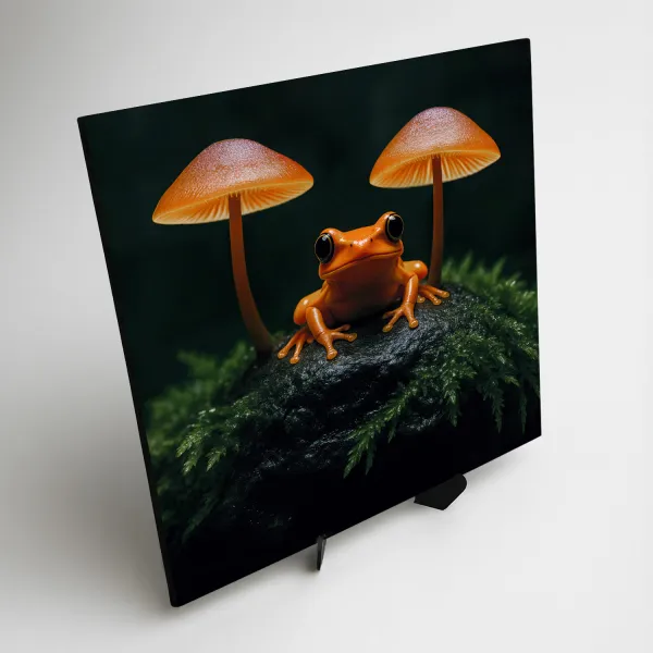 Surrealistický obraz - Exotická žaba