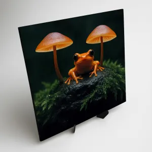 Surrealistický obraz - Exotická žaba