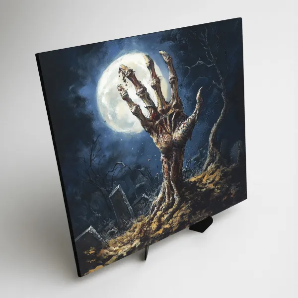 Temný obraz z dreva - Zombie