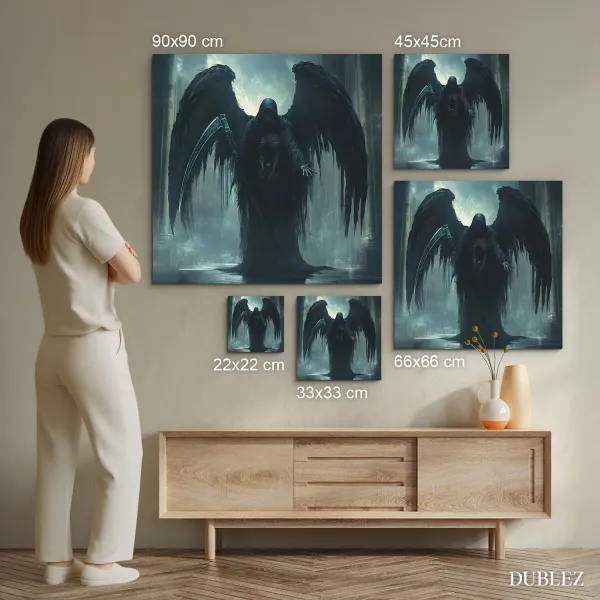 Drevený obraz smrti - Padlý anjel