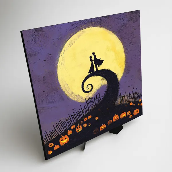 Farebný obraz - Láska na Halloween