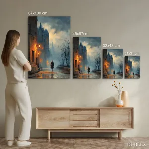 Moderný obraz na stenu - Nočné mesto