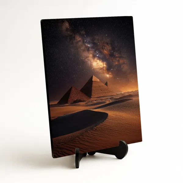 Drevený obraz - Egyptské pyramídy