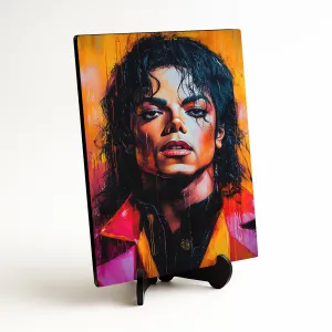 Farebný pop art portrét - Michael Jackson
